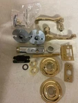 Baldwin 5445V003PRIV Privacy Lever Set W/ 5048 Rose, Estate Collection - Brass. Fixed Price $246.99.