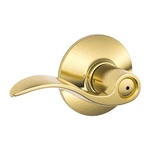 Schlage Accent Bright Brass Privacy Lockset 1-3/4 In.. Fixed Price $33.29.