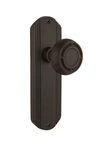 Nostalgic Warehouse Deco Plate With Mission Single Dummy, Oil Rubbed Bronze. Fixed Price $24.29.