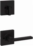 Kwikset 971CSLSQT-514 Single Cylinder Casey Lever Trim Square Rose Matte Black. Fixed Price $25.49.