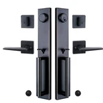Tmc Double Door Handlset For Entry Aged Bronze Finish. Fixed Price $144.00.