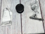 Emtek Round Tubular 2-1/2" Pocket Door Pull Model: 2146US10B Read, Scuff. Fixed Price $35.00.