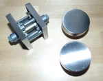 Baldwin Contemporary Passage Door Knob Square Rose Satin Nickel Dings Read!!. Fixed Price $58.45.