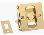 Kwikset 333-3 Notch Bed/bath Pocket Door Lock In Polished Brass. Fixed Price $19.99.