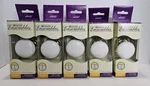Vintage Amerock Set Of 5 White Porcelain Satin Bright Brass 2" Bifold Knob 2002. Fixed Price $140.00.