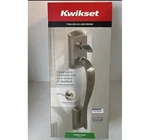 Kwikset Avalon Satin Nickel Exterior Handle Only W/ Tustin Door Levers 98150-002. Fixed Price $50.13.