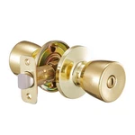 Ace Tulip Knob Polished Brass Privacy Lockset 1-3/4 In.. Fixed Price $9.99.