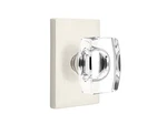 Emtek 5052WSUS15 Dummy Rectangular Rosette Windsor Glass Knob Satin Nickel. Fixed Price $192.00.