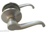 Passage Brushed Nickel Lever Handle Door Hallway Closet Lock Satin Knob. Fixed Price $19.99.