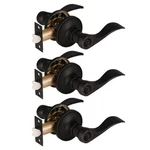 3 Pack Privacy Bathroom Door Lever Keyless No Keys Lockset;right/left. Fixed Price $94.00.