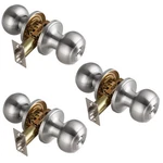 Ncsen 3 Pack Brushed Nickel Privacy Bedroom Bath Door Knobs Round Locks. Fixed Price $33.32.