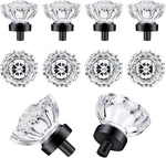 8 Pcs Glass Knobs Vintage Crystal Drawer Pulls Dresser Cabinet. Fixed Price $36.55.