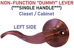 Constructor Door Knob Lever Handle Lockset Deadbolt Antique Copper Finish. Fixed Price $8.98.