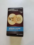 Mountain Security Interior Locking Polished Brass Tulip Door Knob 3130-105 Nib. Fixed Price $14.99.
