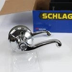 Schlage Flair Reversible Privacy Lock Lever Set In Chrome F40 625. Fixed Price $12.00.