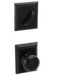 Schlage Georgian Interior Knob Set With Single Cylinder Deadbolt, F59 622ADD. Fixed Price $14.00.