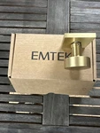 Emtek 5050ROUUS4 Round Knobset Non-turning Two-sided Dummy Door Satin Brass. Fixed Price $40.00.