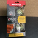 Kwikset Double Cylinder Deadbolt Polished Brass Smart Key 99850-055. Fixed Price $24.99.