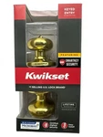 Kwikset Juno Keyed Entry Door Knob Polished Brass 97402-734 New. Fixed Price $27.95.
