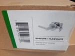 Miseno MLK4012SB Elkton Round Rod Passage Door Lever Set - Satin Brass. Fixed Price $13.99.