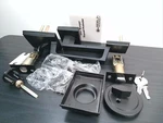 Berlin Modisch Single Cylinder Handleset W/lever Door Handle-matte Black- Open. Fixed Price $54.95.