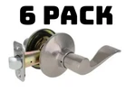 6 Pack Shield Security Wave Keyless Passage Lockset Lever Satin Nickel 913832. Fixed Price $49.98.
