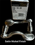 Baldwin Estate 5154-150-MR Door Lever Handle Pair Satin Nickel Nos. Fixed Price $49.99.