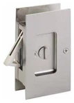 Emtek 2108 Modern Rectangular Privacy Pocket Door Lock - Nickel. Fixed Price $81.60.