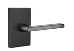 Emtek Modern Rectangular Rosette Privacy With Matching Finish 5212HLORHUS19. Fixed Price $174.41.