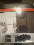 Door Handle & Deadbolt By Defiant Hartford Matte Black Keyed The Same New In Box. Fixed Price $17.90.
