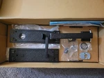 Emtek 4801US19 Arts & Crafts One Piece Dummy Door Handleset W/lever, Flat Black. Fixed Price $200.00.