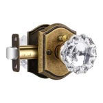 Clctk Glass Door Knobs Interior With Lock, Vintage Crystal Antique Brass. Fixed Price $56.98.