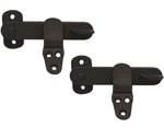 Qcaa Solid Cast Brass Flip Latch Lock For Sliding Cabinet Shed Door 2 Pack. Fixed Price $15.99.