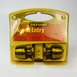 Defiant Keyed Entry Door Knob Polished Brass 154 709. Fixed Price $19.19.