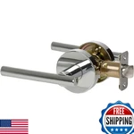 Designers Impressions Kain Contemporary Polished Chrome Privacy Euro. Fixed Price $46.03.