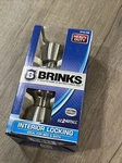 Brinks Satin Nickel Finish Interior Non-locking Passage Tulip Doorknob. Fixed Price $14.99.