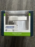 Schlage Northbrook Satin Nickel Passage Hall And Closet Door Lever. Fixed Price $15.00.