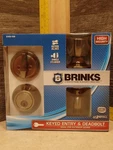 New Brinks Keyed Entry Door Tulip Knob & Deadbolt 2102-109 Antique Brass. Fixed Price $23.00.