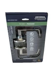 Commercial Satin Chrome Passage Door Lever Flat Style Universal Hardware UH40047. Fixed Price $19.99.