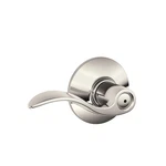 Schlage Accent Lever Bed And Bath Lock In Polished Nickel - F40 618. Fixed Price $85.64.