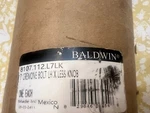 Baldwin 8107112L7LK Left Handed Cremone Bolt For 7FT Doors, Venetian Bronze. Fixed Price $479.95.