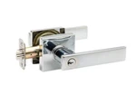 Defiant Westwood Bright Chrome Keyed Entry Door Handle W/ Square Rose. Fixed Price $15.00.