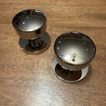 Emtek 5059LAUUS14 Disk Rosette Dummy Laurent Round Knob Polished Nickel. Fixed Price $71.25.
