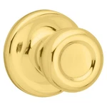 Kwikset 200M 3CP7/8RFLRCS Passage Knob, Polished Brass, 1-3/8 To 1-3/4 In Thick. Fixed Price $20.70.