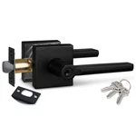 Newbang Keyed Entry Lever Lock In Matte Black For Exterior Door HD1601-DB-ET-1P. Fixed Price $31.67.