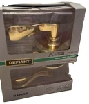 Defiant Naples Hall & Closet Door Lever Polished Brass Finish. Fixed Price $13.00.