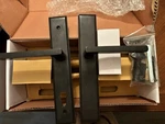 Ashley Norton Apollo Levers Passage Handle Set Dark Bronze. Fixed Price $165.00.