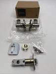 Schlage Handle Set Seville J10 619 16-254 Satin Nickel Doorknob Levers. Fixed Price $15.19.