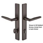 Emtek 15A1HLOLHUS15 Multi Point C5 Keyed Door Handle Sets Satin Nickel. Fixed Price $68.08.