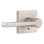 Miseno Lorton Flat Bar Privacy Door Lever Set MODEL:MLK3022SN Satin Nickel. Fixed Price $12.55.